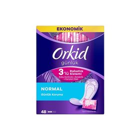 Orkid Günlük Koruma Dev Ekonomi Paketi 48'li Günlük Ped