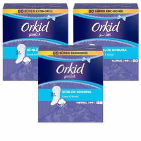 Orkid Günlük Koruma Normal 240 Adet Hijyenik Günlük Kadın Pedi