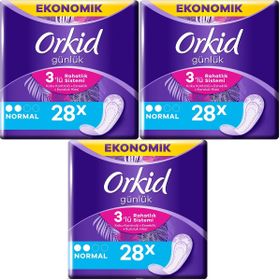 Orkid Günlük Koruma Normal 28li 3 Adet Hijyenik Ped