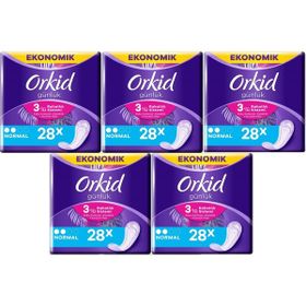 Orkid Günlük Koruma Normal 28li 5 Adet Hijyenik Ped