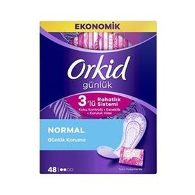 Orkid Günlük Koruma Normal 48 Adet Hijyenik Günlük Kadın Pedi
