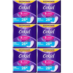 Orkid Günlük Koruma Normal 6x28 Adet Hijyenik Ped