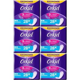 Orkid Günlük Koruma Normal 6x28 Adet Hijyenik Ped