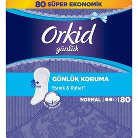 Orkid Günlük Koruma Normal 80 Adet Hijyenik Günlük Kadın Pedi