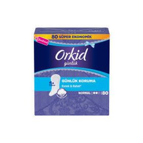 Orkid Günlük Koruma Normal 80 Adet Hijyenik Günlük Kadın Pedi