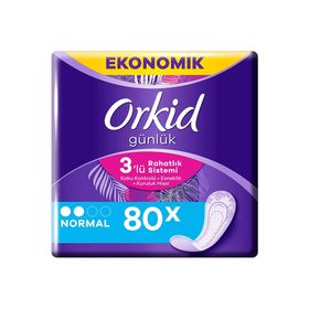 Orkid Günlük Normal Dev Ekonomi Paketi 80 Ped