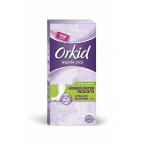 Orkid Günlük Yaprak Bahar Çiçekleri Ultra İnce 20'li Ped