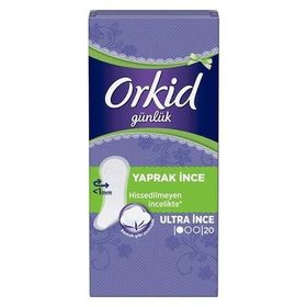 Orkid Günlük Yaprak Bahar Çiçekleri Ultra İnce 20'li Ped
