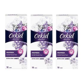 Orkid Günlük Yaprak Ultra İnce 3x18 Adet Hijyenik Ped