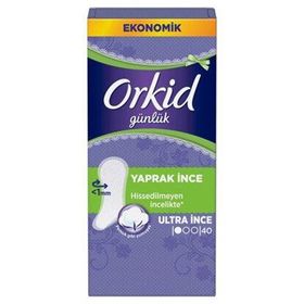 Orkid Günlük Yaprak Ultra İnce 40lı Hijyenik Ped