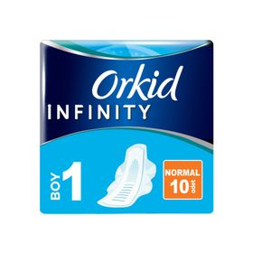 Orkid İnfinity Hijyenik 10'lu Normal Kadın Pedi