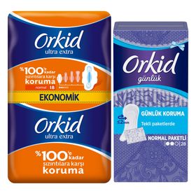Orkid Koruma Ekonomik Paket 28 Adet Günlük Ped