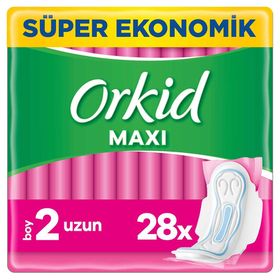 Orkid Maxi 2 Numara Uzun 28li Hijyenik Ped