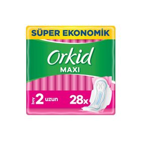 Orkid Maxi 2 Numara Uzun 28li Hijyenik Ped