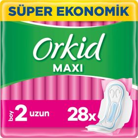 Orkid Maxi 2 Uzun 28'li Hijyenik Ped