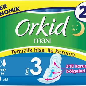 Orkid Maxi 3 Numara Gece 24lü Hijyenik Ped