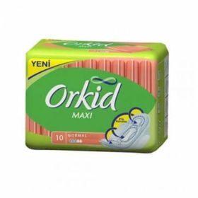 Orkid Maxi Kanatlı Normal 10'lu Ped