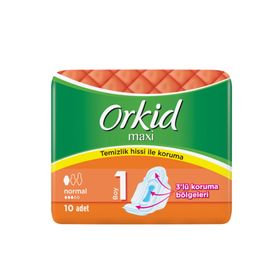 Orkid Maxi Kanatlı Normal 10'lu Ped