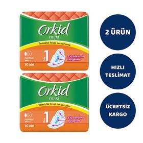 Orkid Maxi Normal 10lu Hijyenik Ped