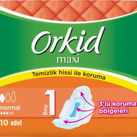 Orkid Maxi Normal 10lu Hijyenik Ped