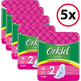 Orkid Maxi Uzun 8x5 Adet Ped