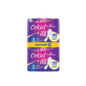 Orkid Platinu Gece 10'lu Hijyenik Ped