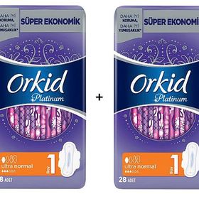 Orkid Platinum 1 Numara Ultra Normal 24x2 Adet Hijyenik Ped