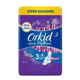 Orkid Platinum 16 Adet Ultra Gece Ped