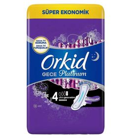 Orkid Platinum 18 Adet Ultra Gece Ekstra Hijyenik Ped