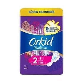 Orkid Platinum 2 Boy 20 Adet Süper Ekonomik Ultra Uzun Hijyenik Ped