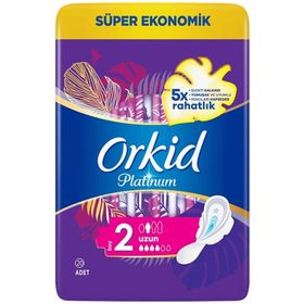 Orkid Platinum 2 Boy 20 Adet Süper Ekonomik Ultra Uzun Hijyenik Ped