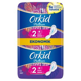 Orkid Platinum 2 Numara Uzun 12 Adet Hijyenik Ped