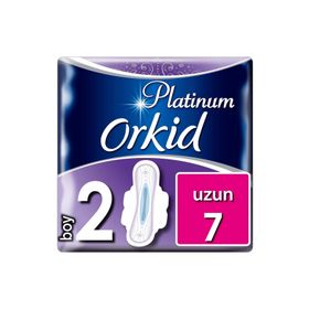 Orkid Platinum 2 Numara Uzun 7li Hijyenik Ped 