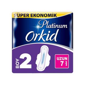 Orkid Platinum 2 Numara Uzun 7li Hijyenik Ped 