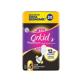 Orkid Platinum 20 Adet Gece Extra Plus Ped