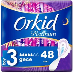 Orkid Platinum Boy 3 Gece 48'li Hijyenik Ped