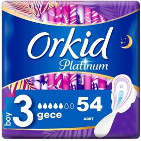 Orkid Platinum Boy 3 Gece 54'lü Hijyenik Ped