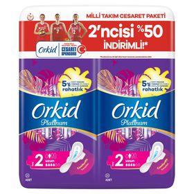 Orkid Platinum Cesaret Paketi Hijyenik Uzun 40'lı Ped