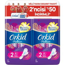 Orkid Platinum Cesaret Paketi Hijyenik Uzun 40'lı Ped