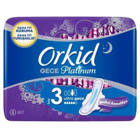 Orkid Platinum Comford Gece 6'lı Ped