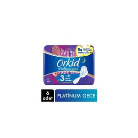 Orkid Platinum Comford Gece 6'lı Ped