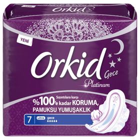 Orkid Platinum Comfort Hijyenik Gece 7 Ped