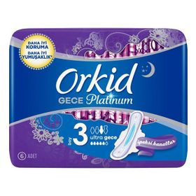 Orkid Platinum Comfort Hijyenik Gece 7 Ped