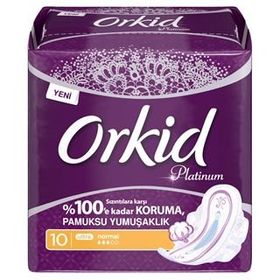 Orkid Platinum Comfort Hijyenik Tekli Paket Normal 10 Ped