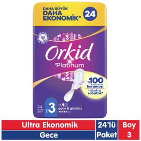 Orkid Platinum Gece 24 Adet Ped
