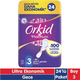 Orkid Platinum Gece 24 Adet Ped