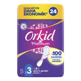 Orkid Platinum Gece 24x3 72 Adet Ped