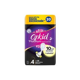 Orkid Platinum Gece Ekstra Boy 4 20 Adet Hijyenik Ped