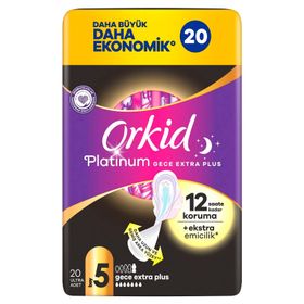 Orkid Platinum Gece Ekstra Plus 20 Adet Ped
