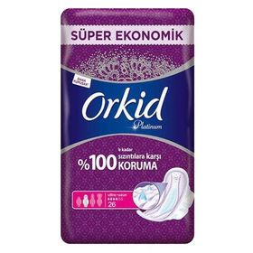 Orkid Platinum Hijyenik Uzun 26'lı - Günlük 20'li Ped